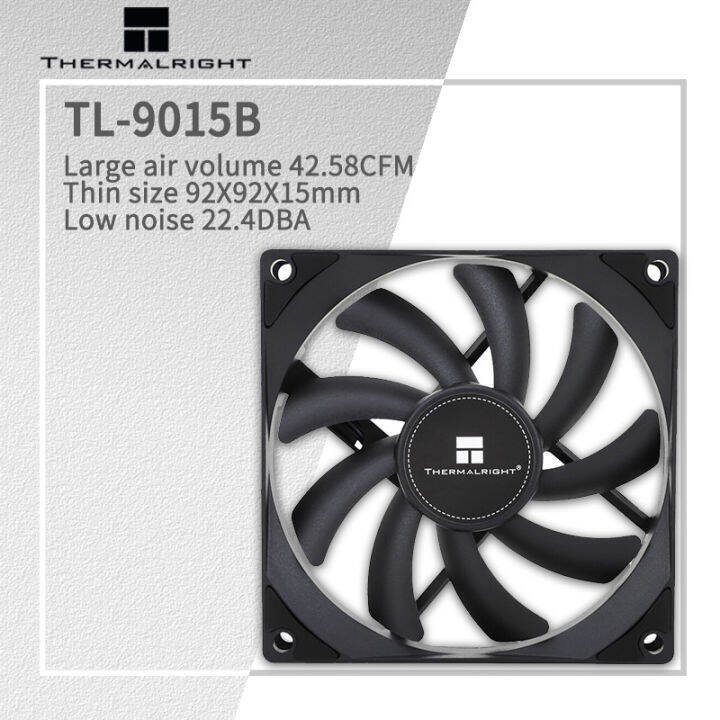 Thermalright TL-9015 Computer Case Cooler Fan 90mm 2700RPM 9 Blades ...