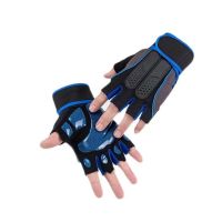 1 Pair Fitness Weightlifting Training Gloves Bodybuilding Half Finger Glove Non-Slip Extended Wrist Support Weightlifting Sports