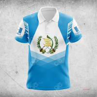 Guatemala 2023 A flag new criss cross style Polo POLO shirtsize: xs-6xl fashion New polo shirt