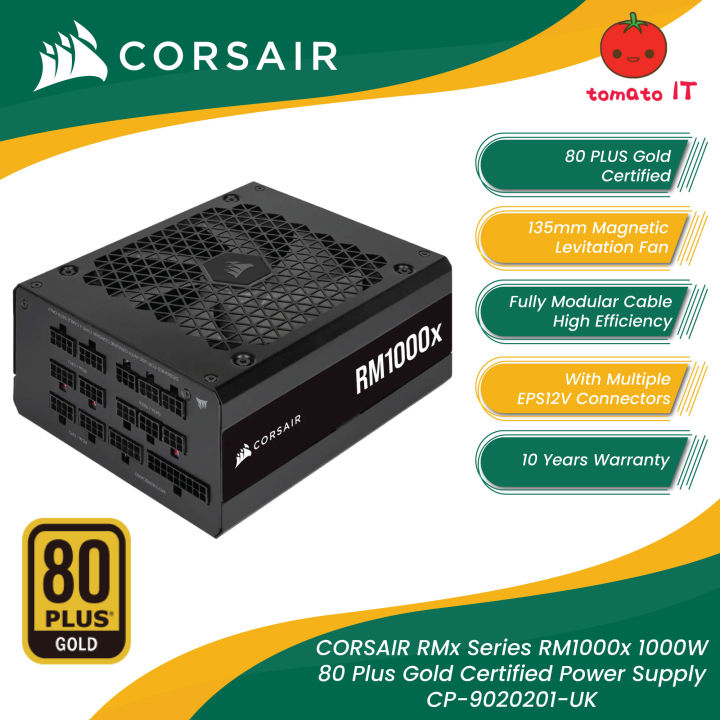 CORSAIR RMX RM1000X 1000W ATX12V / EPS12V 80 Plus Gold Certified