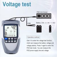 ET613 ET612 Network Cable Tester Digital Wire Trackers Continuity Battery Voltage Polarity Checking POE Test Cable Tester