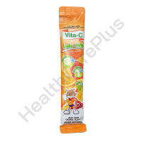 Vita-C Jelly Strip ไวต้า-ซี เจลลี่ สตริป กลิ่มส้ม 1 ซอง 15 กรัม