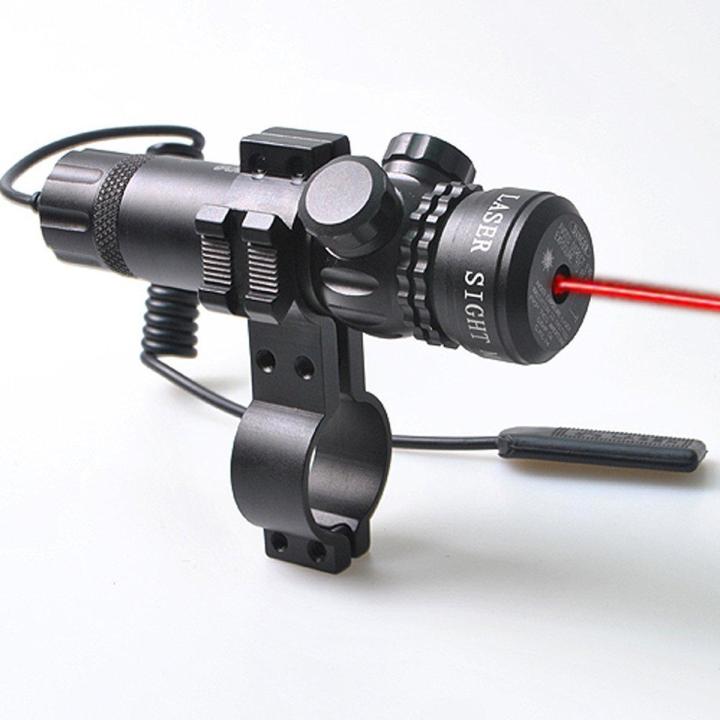 gregory-เลเซอร์ติดปืนยาวของแท้-laser-scope-ปรับใน-สีแดง-ขายกล้องติดปืนยาว-red-dot-laser-sight-scope-hunting-rifle-amp-rail-mount-amp-box-set