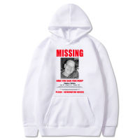 TV Series Better Call Saul Print Hoodie Heisenberg Breaking Bad Missing Sign Graphic Sweatshirt Mens High Quality Cozy Pullover Size XS-4XL