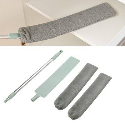 Wholesale Bedside Dust Brush Long Handle Mop Household Bed Bottom Gap Clean Fur Hair Sweeping Dusty Magic Microfibre Duster