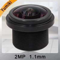 Yumiki 2MP 1.1mm cctv lens 1/4 F1:2.0 200degree M12 board lens for cctv camera Panoramic Camera