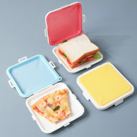 Sandwich Lunch Food Grade Silicone Sandwich Toast Kid School Breakfast Lunch Bento Reusable Microwave Food Container