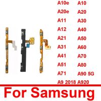 ปุ่มปรับระดับเสียงสายเคเบิ้ลยืดหยุ่นสำหรับ Samsung A9 A10/M10/20/30/40 A20/30/40/50/60 A70 A80 A90 A10e A20e A11 A12 A21 A31 A41 A71 A51