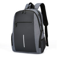 15.6 Inch Men Backpack Patchwork Waterproof Bags For Male Business Laptop Backpack USB Charging 2021 New Oxford Casual Backpack