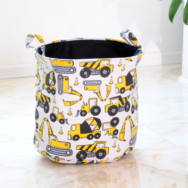 33-40cm-cute-car-laundry-basket-bag-folding-laundry-basket-large-capacity-clothes-storage-bag-children-toy-storage-bucket