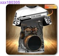 Custom Drum Shirts Drum Pattern Design Shirts 2775 T SHIRT MEN