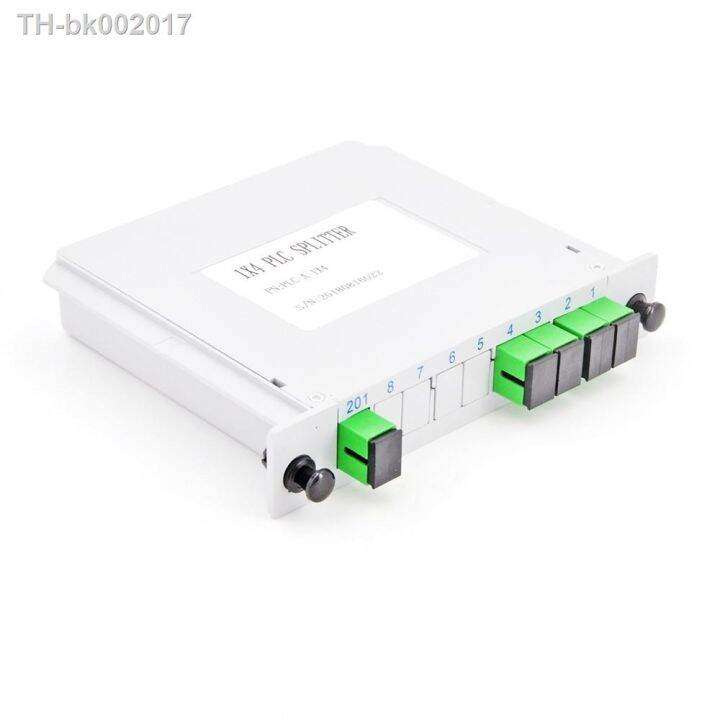 sc-apc-plc-1x4-fiber-optic-splitter-box-ftth-cassette-insertion-type-fiber-optic-splitter-free-shipping