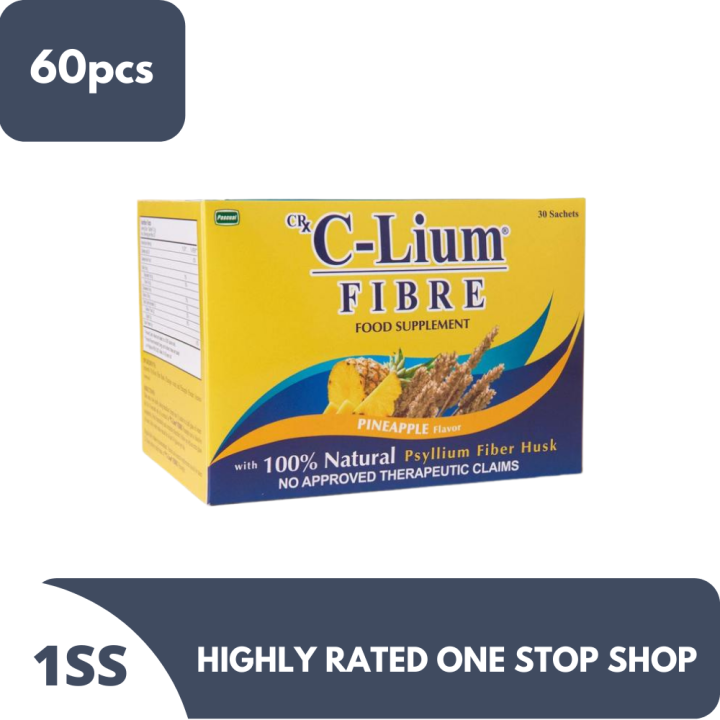 CLium Fibre Food Supplement Pineapple Flavor 60pcs Lazada PH