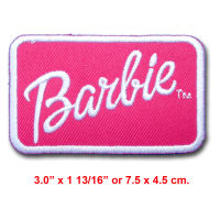 อาร์ม ตัวรีด อาร์มติดเสื้อ  การ์ตูน เด็ก ตรา เครื่องหมาย โลโก้ ต๊กตา บาร์บี้ Barbie patch สำหรับตกแต่งเสื้อผ้า