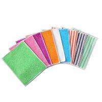 ☌✤ 10/20PCS Fiber Dish Washing Cloth Oil Remover Kitchen Washing Cleaning Cloth