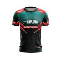 New FashionPetronas KYT Yamaha Long Sleeve Sublimation Jersey 2021 NEW Summer style 3D print tshirt 2023