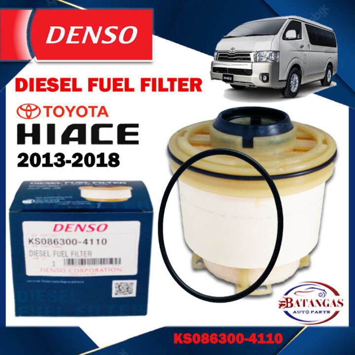 DENSO DIESEL FUEL FILTER TOYOTA HIACE 20132018 PN KS0863004110