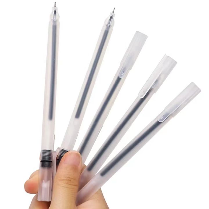 Muji Ins Style Neutral Pen Black Frosted Full Needle Tube Mm Ballpen K Lazada Ph