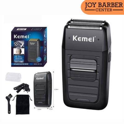 Kemei KM-1102 แบบชาร์จไร้สาย เครื่องโกนหนวด ระบบตัดใบมีดคู่