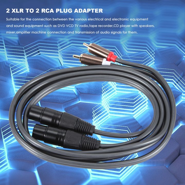 dual-female-xlr-to-rca-cable-heavy-duty-2-xlr-female-to-2-rca-male-patch-cable-hifi-stereo-audio-connection-cable-wire