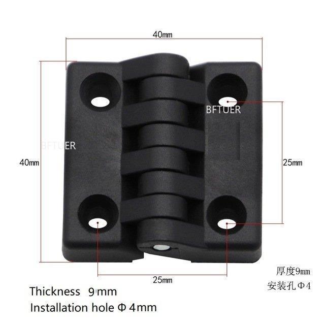 10pcs-adjustable-stop-fitting-positioning-torque-buffer-hinge-clamshell-folding-door-torsion-strong-damping-plastic-hinges