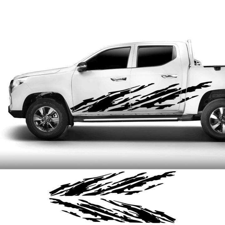 Pickup Splash Stickers For Dodge RAM Isuzu Dmax Toyota Hilux Maxus T60 ...