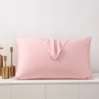 60sLong-Staple Cotton Pillowcase High-Grade Pillow Case Solid Color Pillow Cover Home Hotel Pillow Case Cover