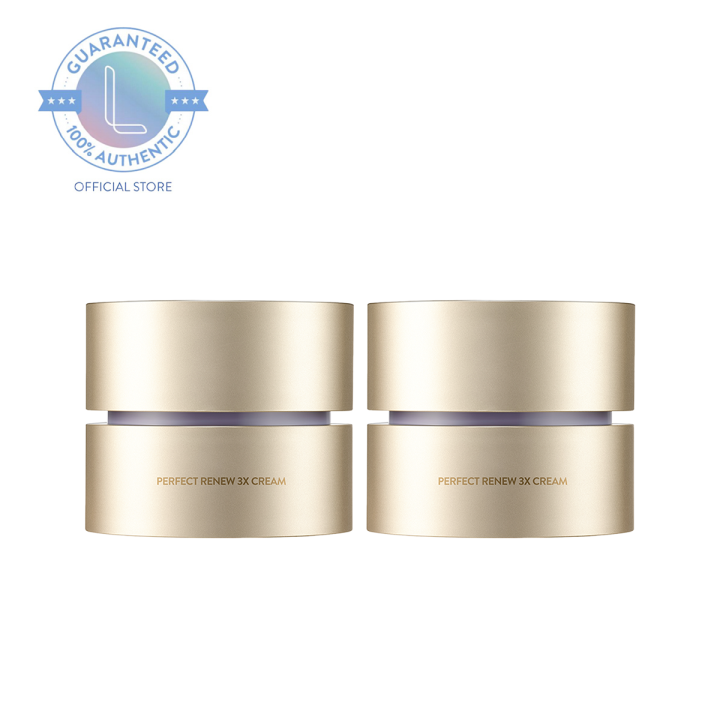 LANEIGE Perfect Renew 3X Cream 50ml Duo Set- Skin Barrier Strengthening ...