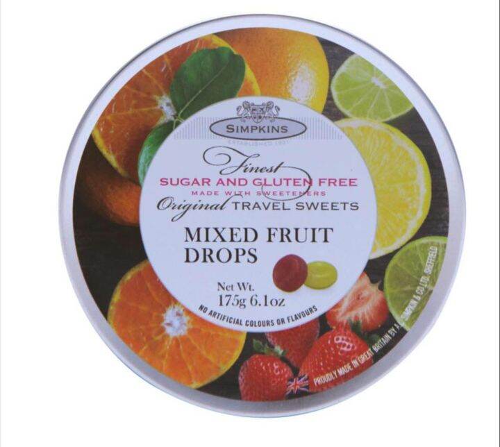 Simpkins Sugar & Gluten Free Mixed Fruit Drops 175g Lazada PH