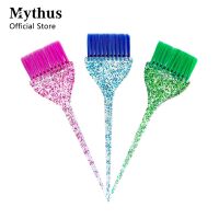 ℗❡❇ Professional Hair Dye Brush Plastic Crystal Hair Coloring Applicator Brushes Comb Barber Dyeing Tools Salon Styling Accessories