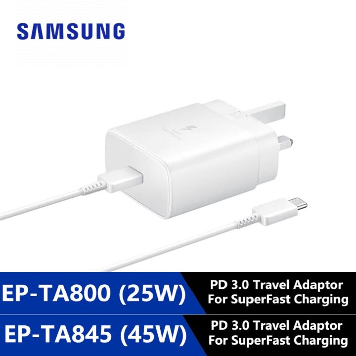 1688tvc-samsung-ต้นฉบับ25w-45w-ซุปเปอร์ที่ชาร์จความเร็วสูง-type-c-เครื่องชาร์จติดผนัง-pd-3-0-qc-อะแดปเตอร์ชาร์จในรถยนต์ท่องเที่ยวพร้อมสาย5a-type-c-สำหรับ-galaxy-s20-s20-s21-s23-ultra-note-20-10-5g-a80