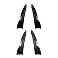 1 Pair Car Rear Bumper Diffuser Side Splitters Glossy Black/Carbon Pattern for BMW 3 Series G20 320i 325i 330i M Sport 2019-2021