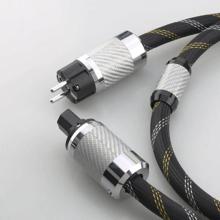 HiFi Power Cable 125V 15A, HiEnd Amplifier Power Cord, Audiophile AC