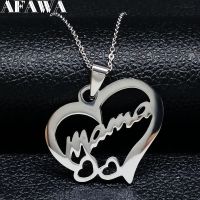 Stainless Steel Necklaces Women Heart