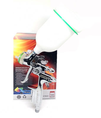 กาพ่นสี HVLP Professional Paint spray gun with gravity feed 600ml
