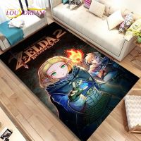 พรมปูพื้นขนาดใหญ่สำหรับเล่นเกม2 Z-Zelda2พรมพรมปูพื้นห้องนอนโซฟาพรมพรมเช็ดเท้าหน้าประตูตกแต่งสำหรับห้องนั่งเล่นพรมเช็ดเท้ากันลื่นสำหรับเด็กๆ