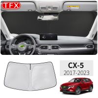 ที่บังแดดสำหรับรถยนต์ Mazda CX-5 CX5 KF 2017-2023,ที่บังแดดนาโนของเล่นเด็กบาจาหมวกกันแดดอุปกรณ์ตกแต่งภายในรถยนต์ม่านบังแดด