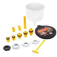 Coolant Filling Kit Radiator Coolant Filling Funnel Kit Funnel Radiator For Car 15 Ppcs ABS Filling Funnel Spout For Oil Tool For