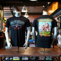 Harley-Davidson of Bangkok Arrival Blk เสื้อยืดฮาร์เล่ยเดวิดสันแขนสั้นสีดำ