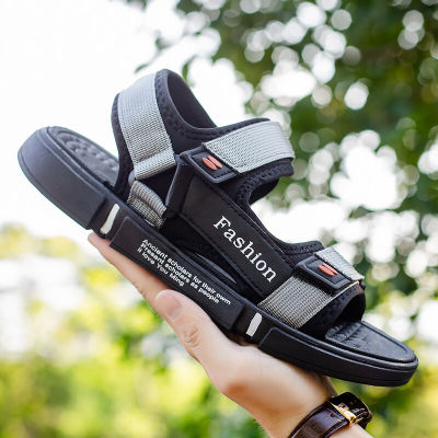 Mens Classic Velcro Sandals Formal Sandals for Man Flat Bottom Lightweight Slippers Casual Sandals Beach Shoes