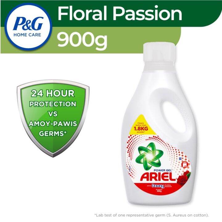 Ariel Liquid Detergent Power Gel with Downy Floral Passion 900mL