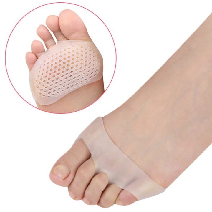2-คู่-แผ่นซิลิโคนรองส้นเท้าป้องกันการลื่นไถล-2-คู่-พื้นรองเท้าแบบรังผึ้งระบายอากาศได้