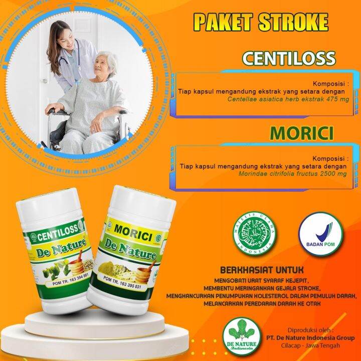 Centiloss Morici Obat Stroke Gejala Struk Iskemik Hemoragik Ringan ...