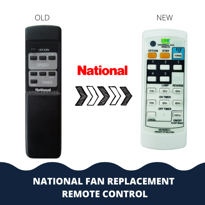NATIONAL CEILING FAN REPLACEMENT REMOTE CONTROL Lazada