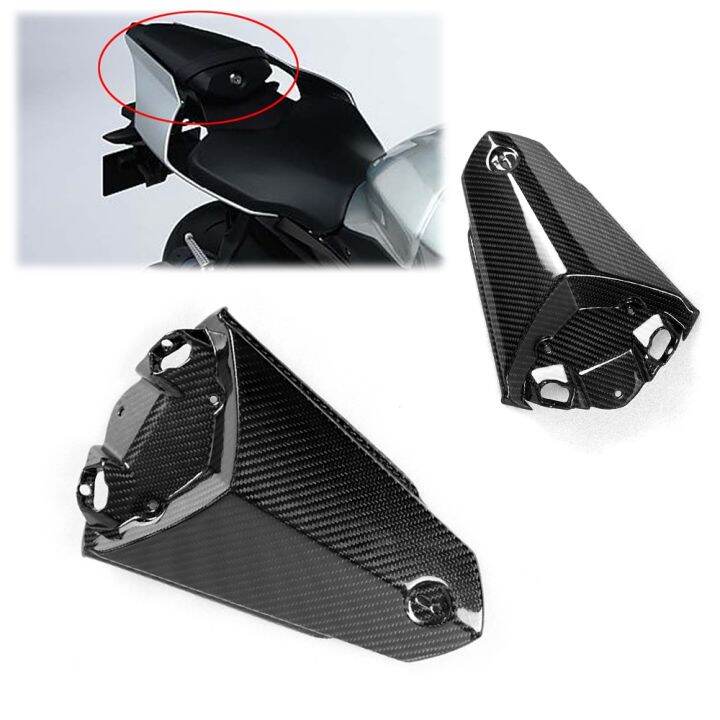 For YAMAHA R1 R1M Carbon Fiber Gloss 100 Twill Weave Motorcycle Seat