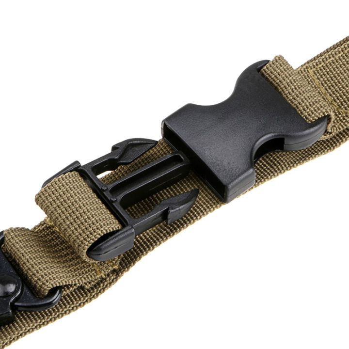 kuvn-สายคล้องปืนไรเฟิล3จุดสำหรับปืนลูกซองเข็มขัดปืนอัดลมเพนท์บอลอุปกรณ์เสริมสำหรับการยิงทหารกลางแจ้ง