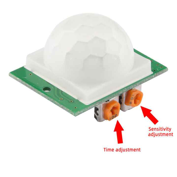 pcbfun-hc-sr501รุ่นที่ปรับปรุงโมดูลที่ตรวจร่างกายด้วยเซนเซอร์อินฟราเรดของมนุษย์