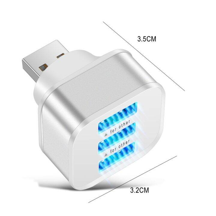 ที่ชาร์จเร็วฮับ2-0-usb-1-4ชิ้นตัวขยาย-usb-3พอร์ตที่พ้วง-usb-ตัวแยกสัญญาณ-usb-ตัวแยกสัญญาณสำหรับแล็ปท็อปและพีซีและ-lenovo