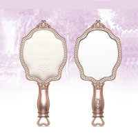 Girls Cosmetic Vintage Vanity Mirror Princess Mini Make-up Hand Held Mirror Makeup Hand Mirror Unique Gift for Girl