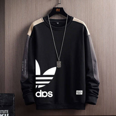 ADIDAS เสื้อกันหนาวมีฮู้ดสำหรับคู่รัก,เสื้อแจ็คเก็ตลำลองสีขาวใส่สบายทรงหลวมใส่ได้ทุกโอกาสสำหรับผู้ชายและผู้หญิง